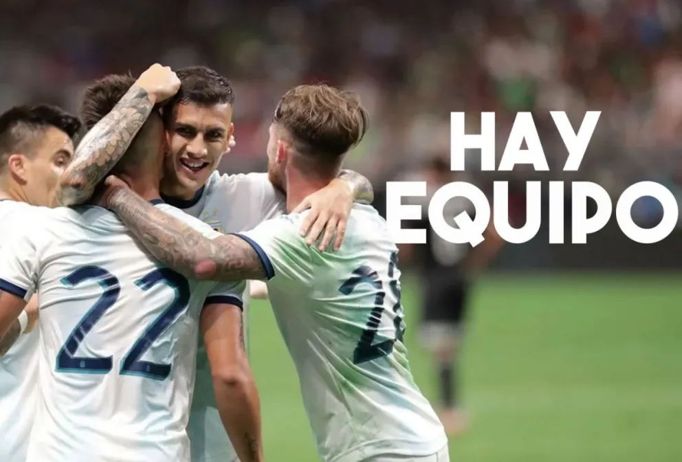 En un amistoso, Argentina goleó a México