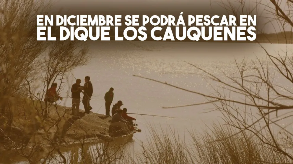 Por una resolución, hasta diciembre no se podrá pescar en el Dique Los Cauquenes