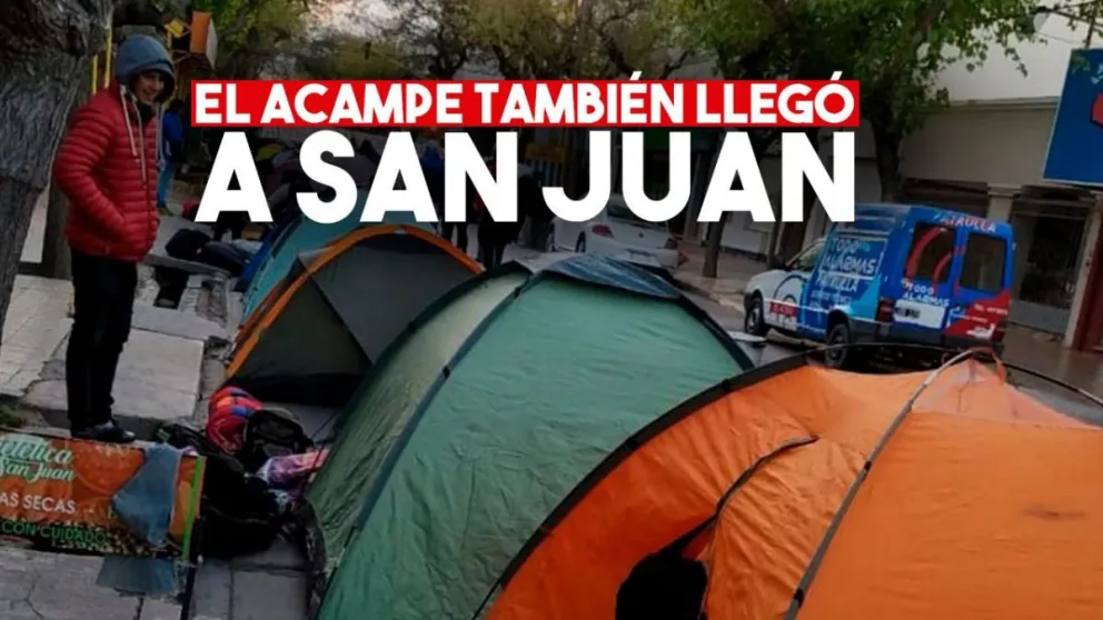 El movimiento Nacional Barrio de Pie realiza un acampe por tiempo indefinido