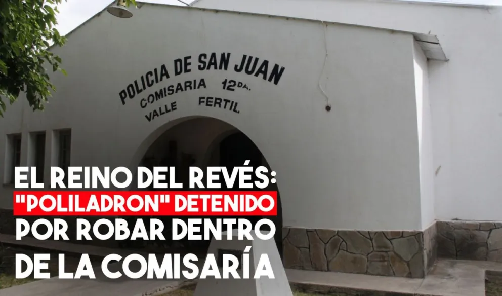 Insólito: un policía detenido por robar en la comisaría