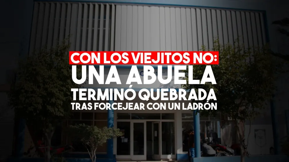 Una abuela se resistió a un asalto y terminó con una pierna quebrada