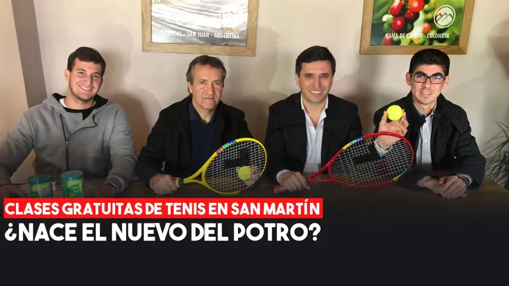 El tenis llegó a San Martín, darán clases gratuitas