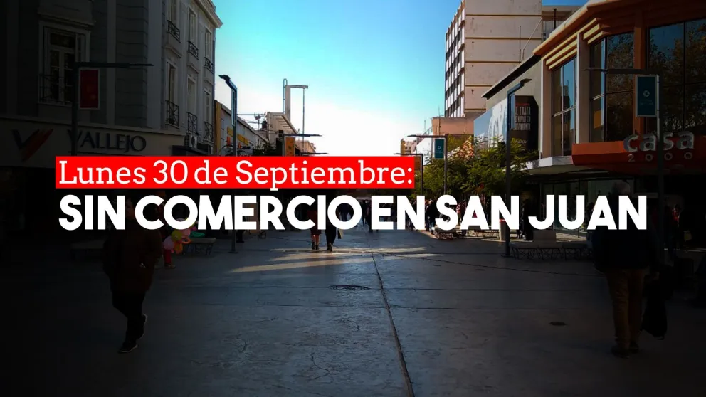 El lunes 30 de septiembre el comercio no abrirá sus puertas