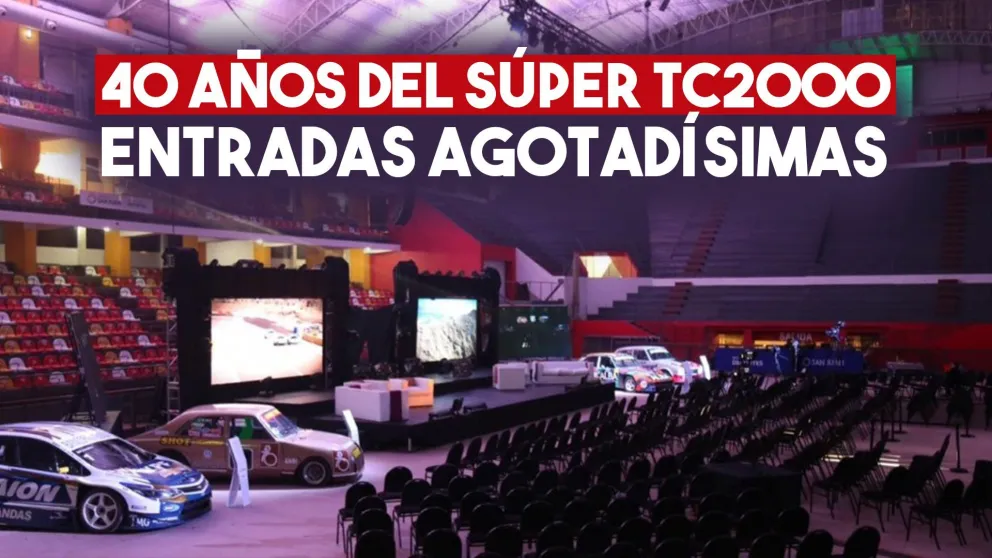 Entradas agotadas para el gran festejo de los 40 años del Súper TC2000