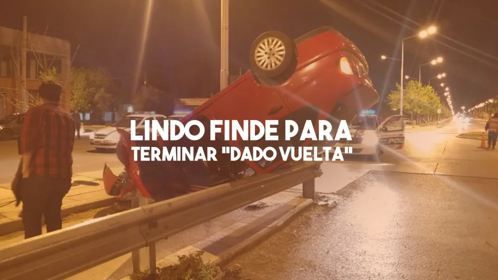 Se quedó dormido al volante y volcó en pleno Conector Sur