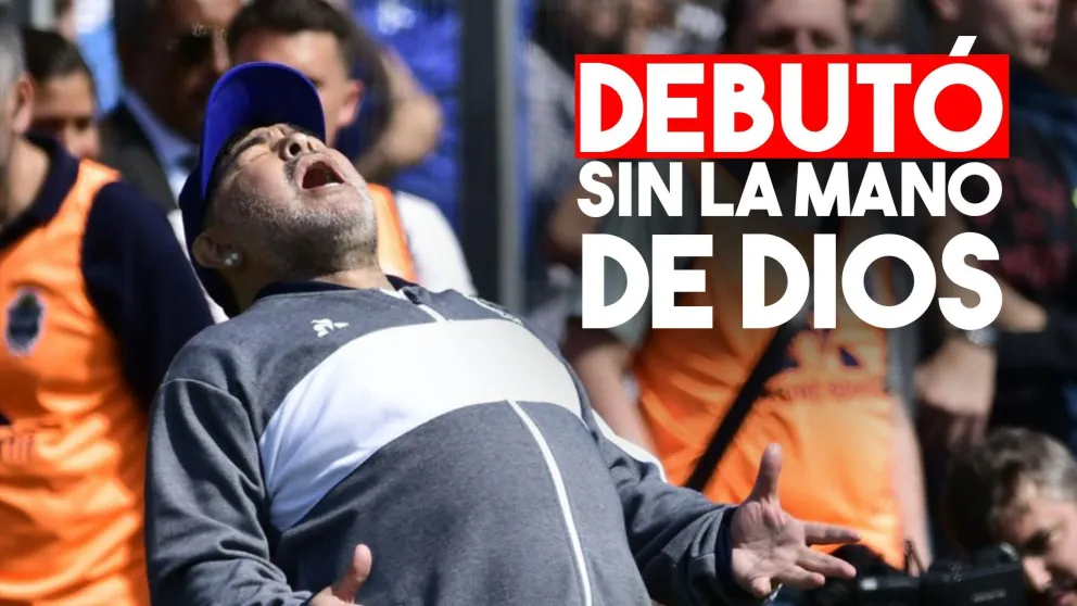 En el debut de Maradona como DT, Gimnasia perdió frente a Racing