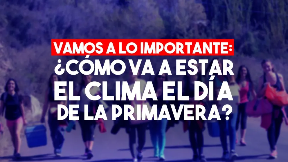 ¿Cómo estará el clima el Día de la Primavera?