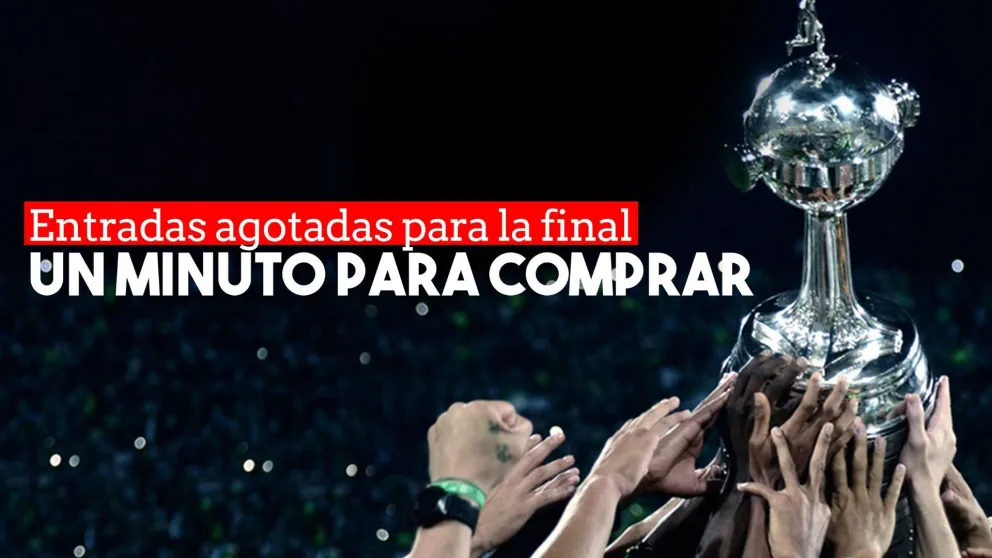 Se agotaron las 1.100 entradas para la final de la Copa Libertadores.