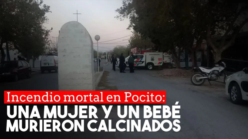 Incendio mortal en Pocito: fallecieron calcinados una abuela junto a su nieto de dos años