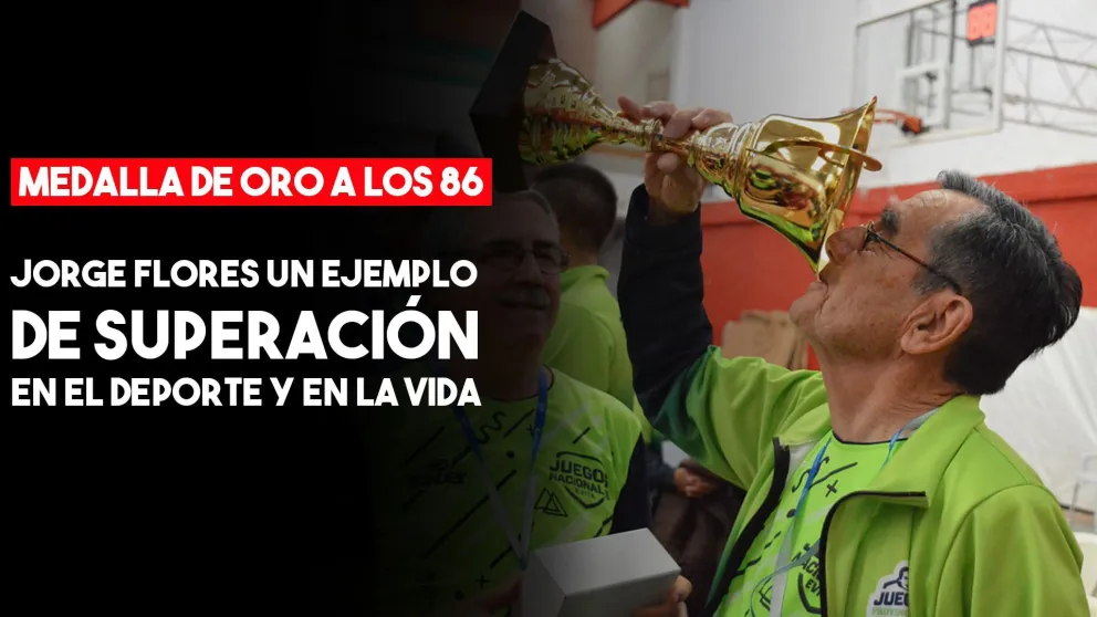 Jorge Flores, medalla de oro en tenis de mesa masculino