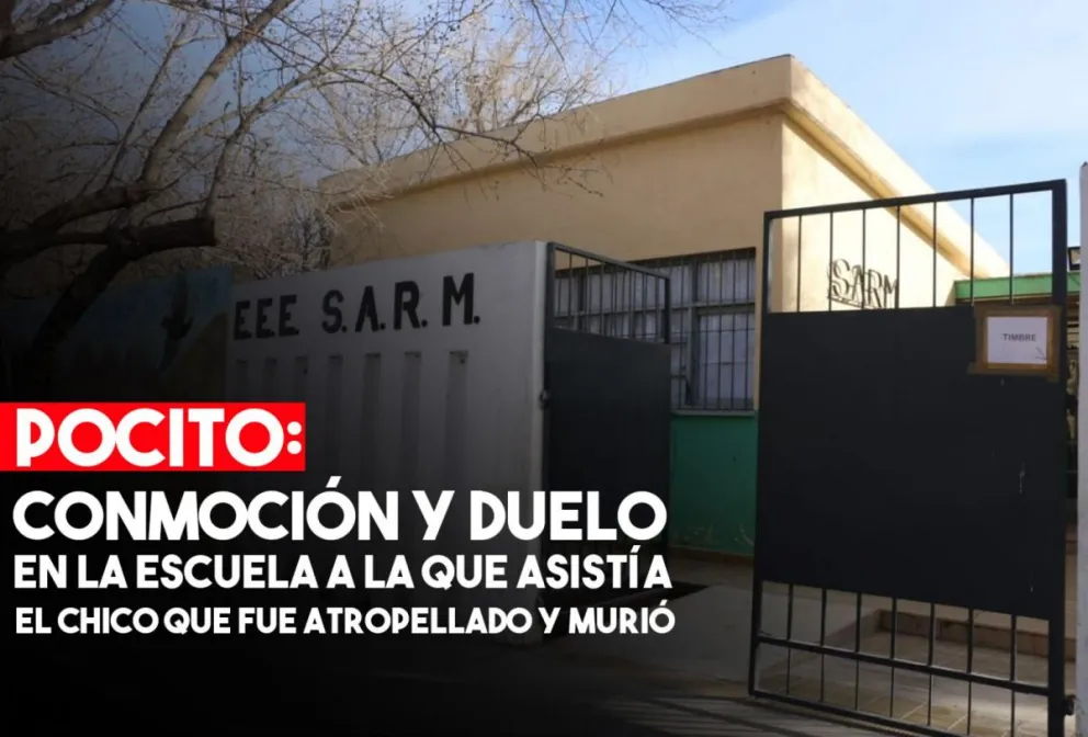 Dolor y conmoción en la escuela a la que asistía el chico que fue atropellado y murió en Pocito