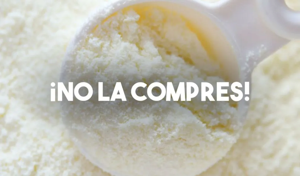 Prohibieron la venta de una leche en polvo