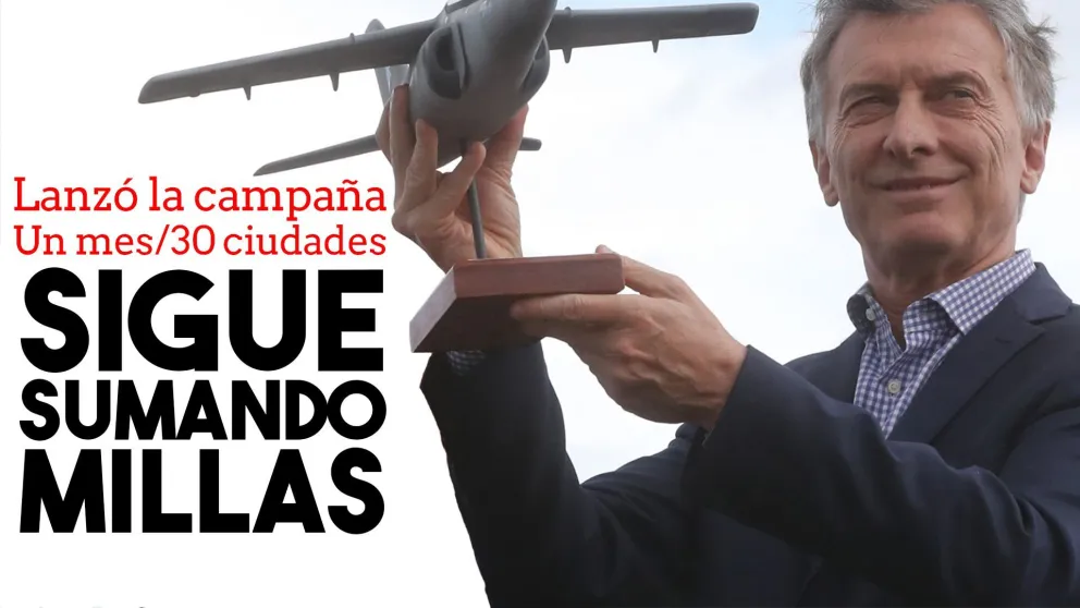 Macri relanza su campaña recorriendo el país