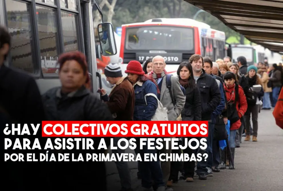 No hay transporte gratis para los festejos del día de la primavera en Chimbas