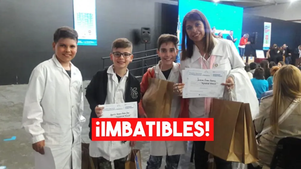 Estudiantes sanjuaninos ganaron el primer y tercer premio en Robótica y Programación