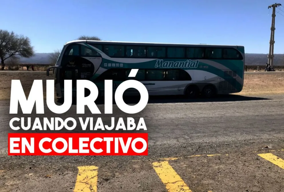 Una anciana murió en un colectivo en Caucete