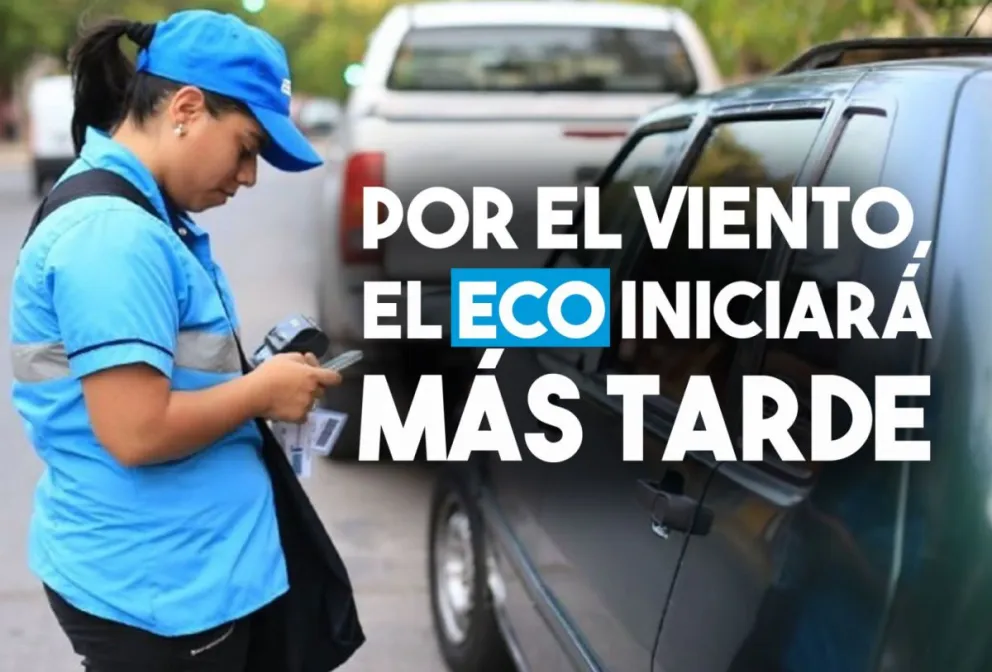 Por el fuerte viento, el ECO iniciará más tarde