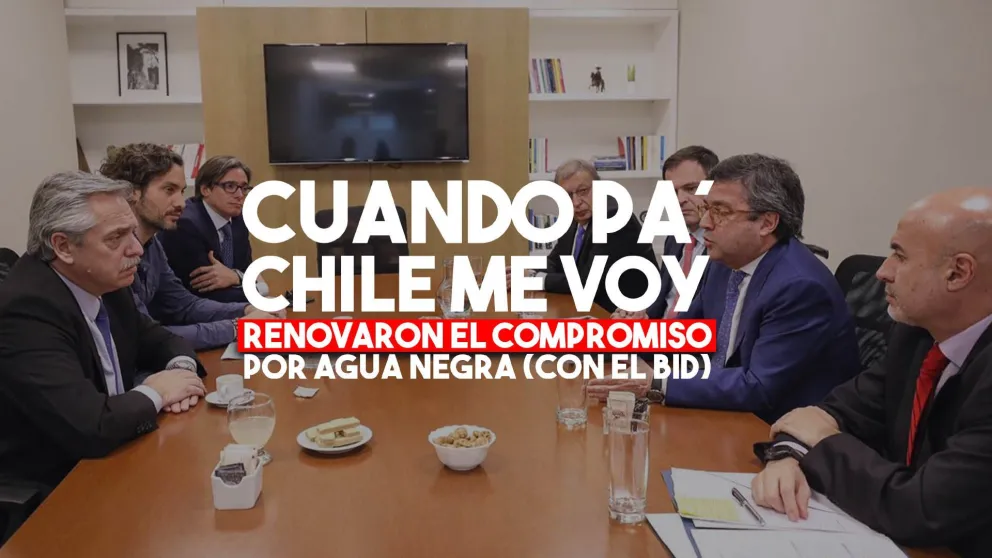 Fernández y Uñac renovaron el compromiso por Agua Negra