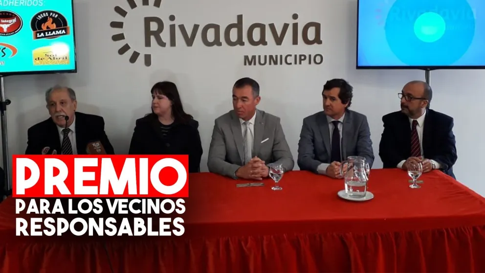 Rivadavia premia a los “vecinos responsables”