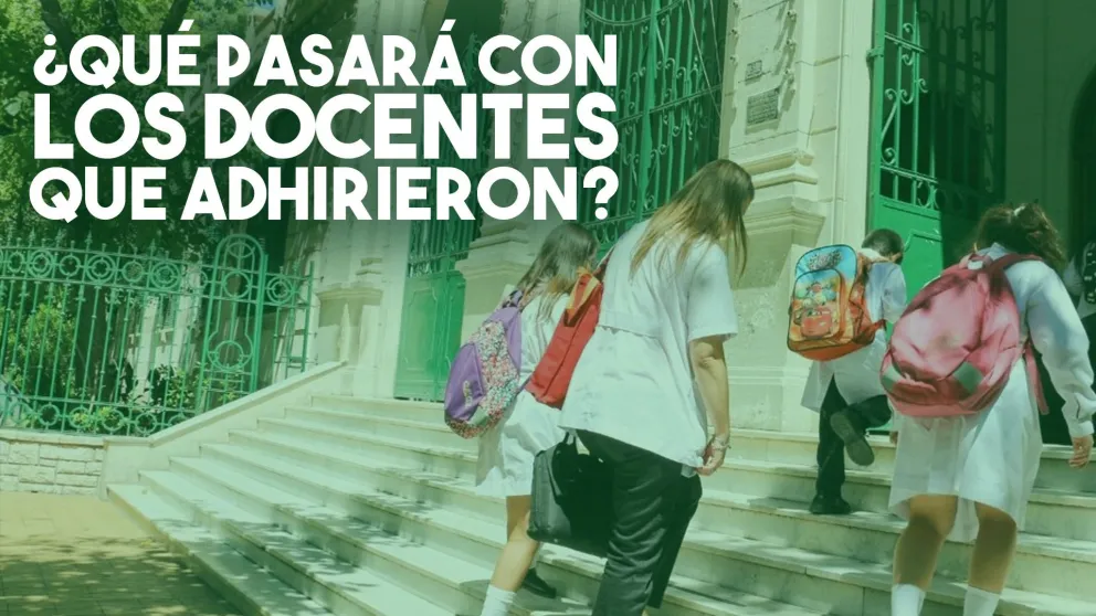 Sos docente y te adheriste al paro: ¿Qué pasará con la jornada?