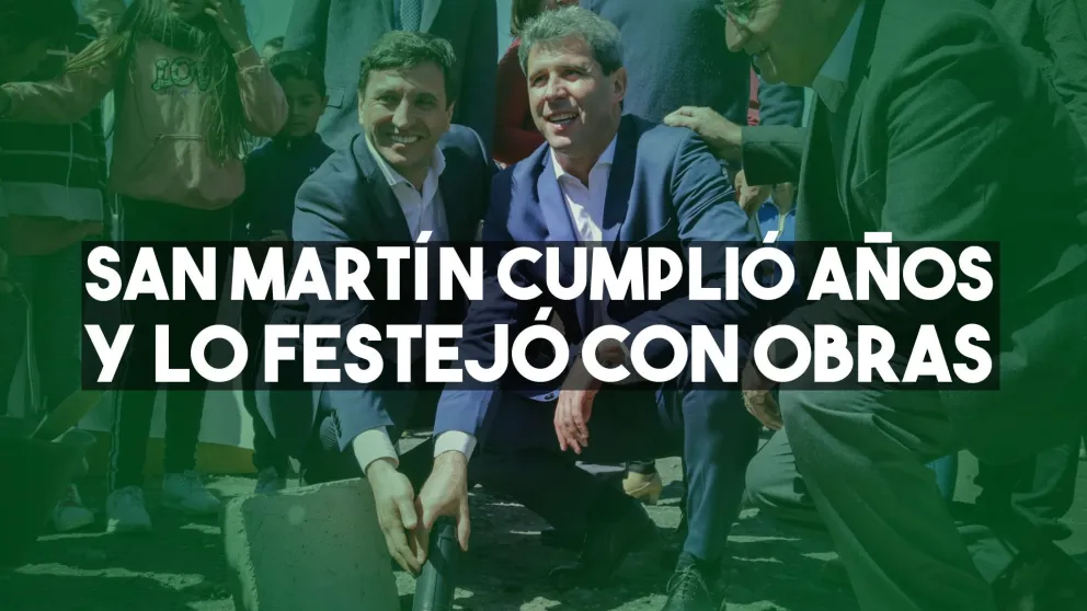 En un nuevo aniversario, San Martín inauguró nuevas obras