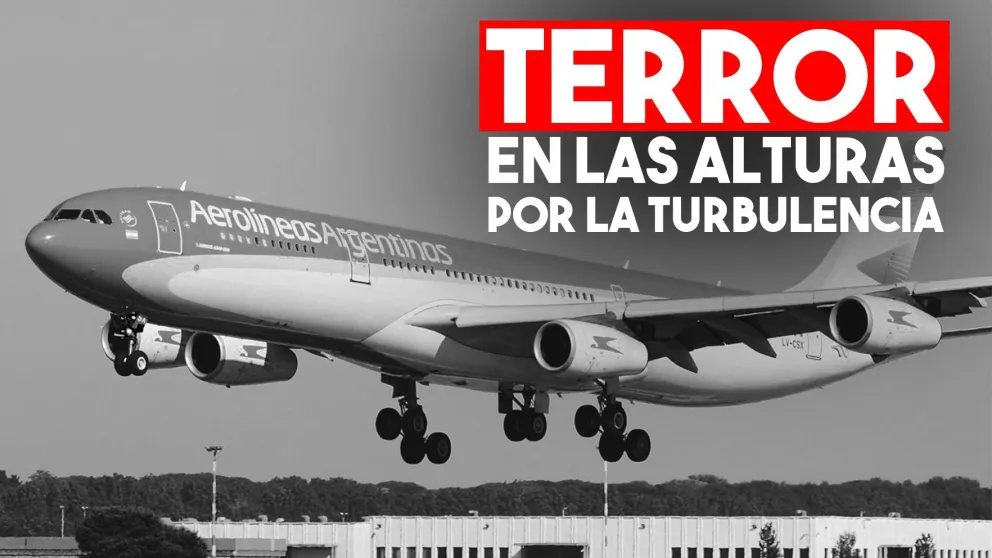 Un avión de Aerolíneas Argentinas sufrió las consecuencias de la turbulencia y nueve personas resultaron heridas