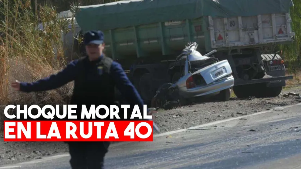 Cinco jóvenes murieron tras chocar contra un camión en la Ruta 40