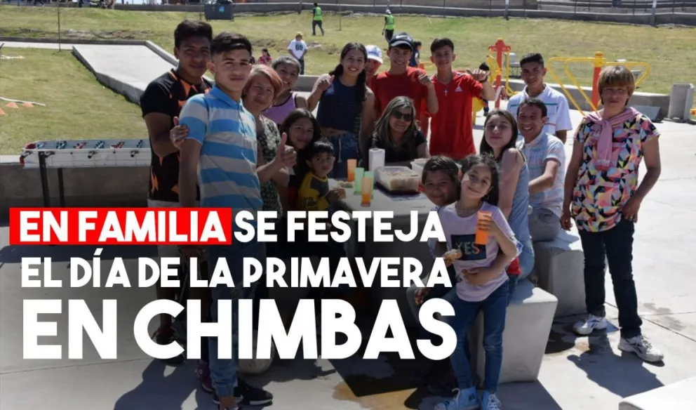 Ya se vive, se disfruta y se festeja el día de la primavera en Chimbas