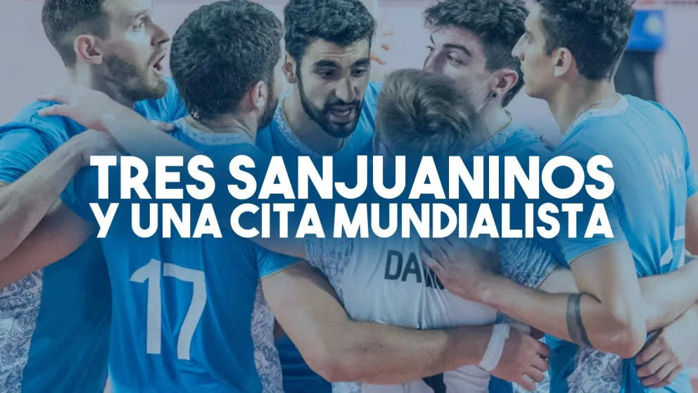 Tres sanjuaninos irán a la Copa del Mundo del voley