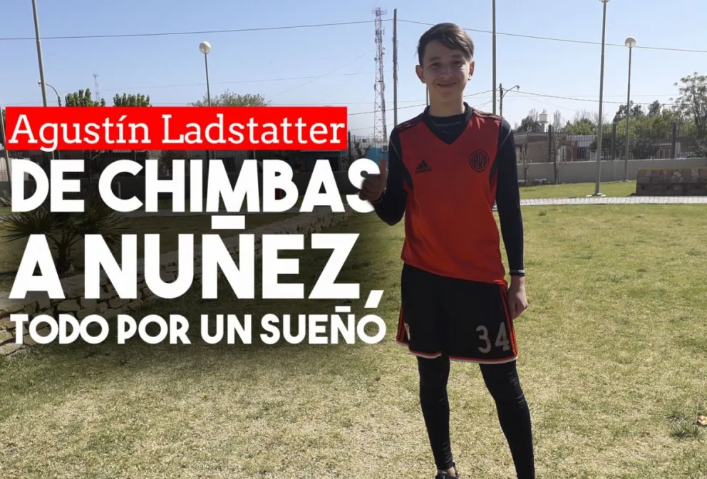 Agus, el sanjuanino que sueña con ser el próximo 5 de River