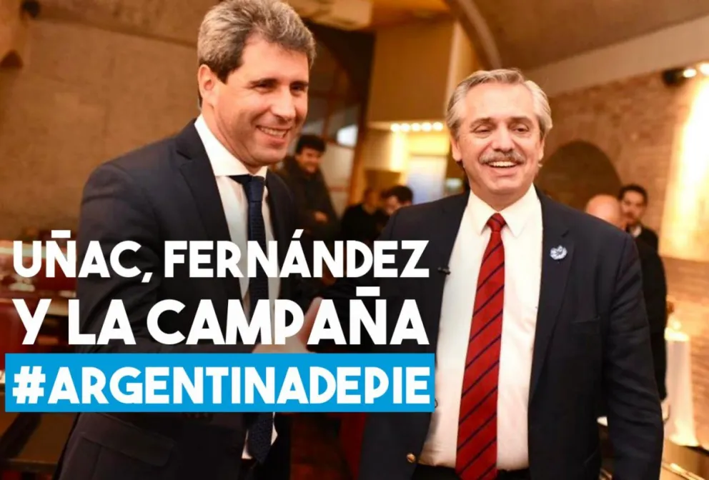 Uñac se sumó a la campaña de Alberto Fernández en las redes sociales
