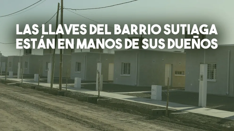 Este lunes entregaron las llaves de las nuevas viviendas en el barrio Sutiaga