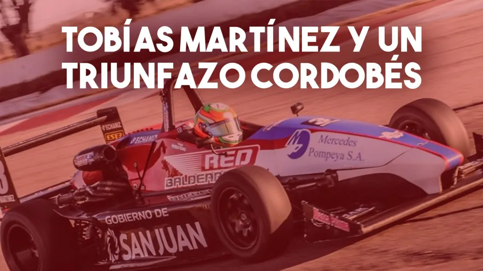 Triunfo de Tobías Martínez en la Fórmula Renault Plus, en Córdoba