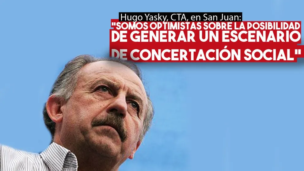 Hugo Yasky visitó San Juan, se reunió con Uñac y participó de un acto de campaña