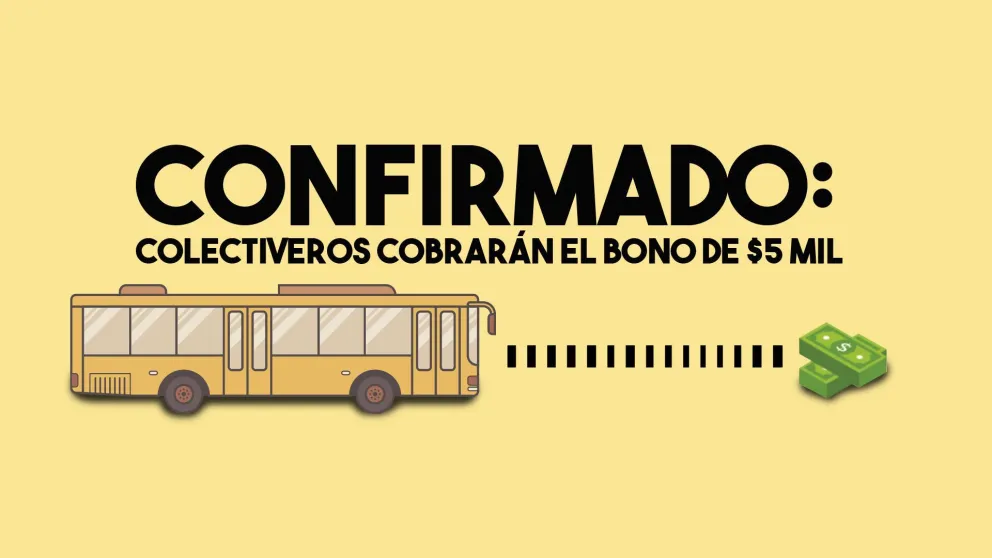 Desde la ATAP confirmaron el bono de $5 mil pesos para los trabajadores del transporte