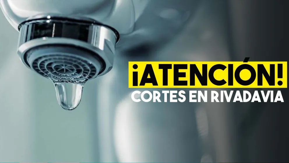 Por tareas en la planta de Marquesado, cortarán el agua en Rivadavia