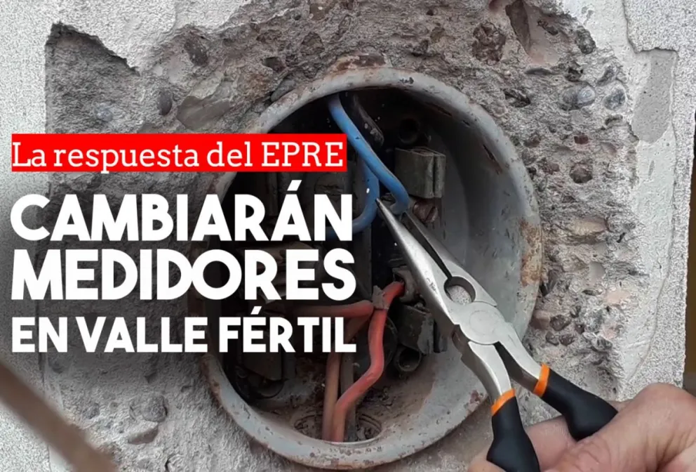 El EPRE cambiará todos los medidores de la Villa San Agustín