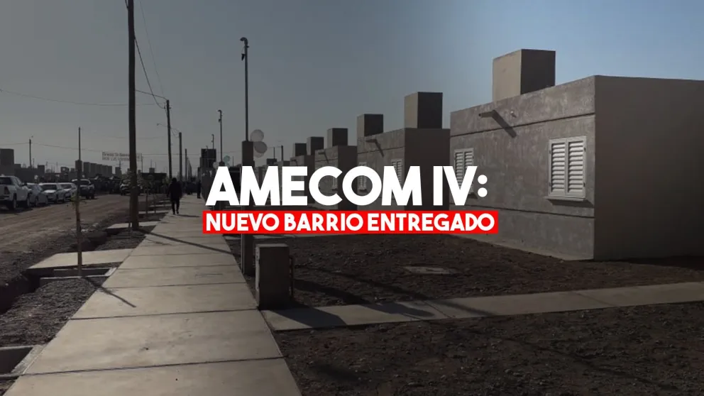 Entregaron un nuevo barrio del IPV en Rawson