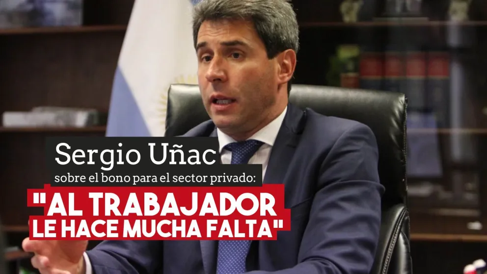 Sergio Uñac sobre el bono para el sector privado: “Al trabajador le hace mucha falta”
