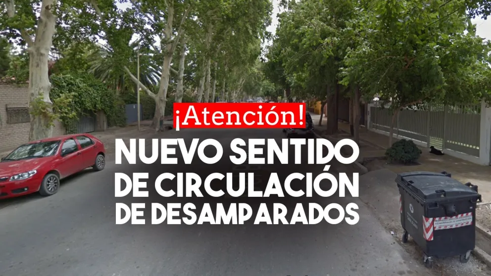Atención! Cambiarán el sentido de circulación de algunas calles de Desamparados