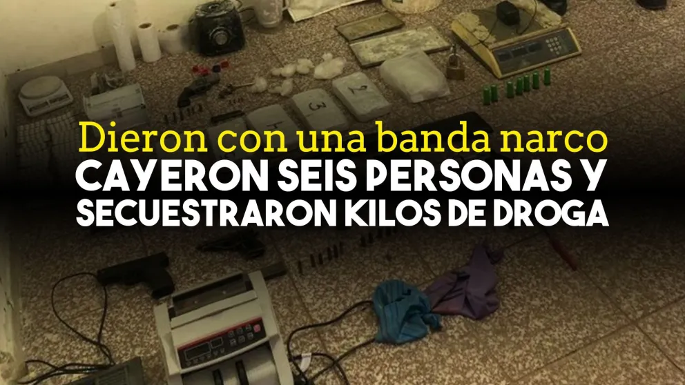 Detuvieron a una banda de narcos: secuestraron cocaína y marihuana y detuvieron a seis personas
