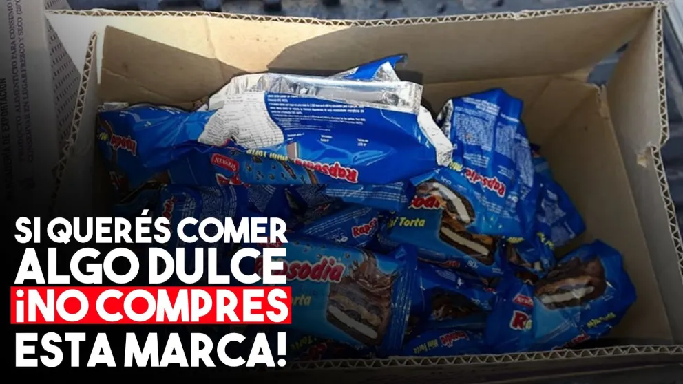 Prohibieron la venta de alfajores, budines, turrones y galletitas de una conocida marca