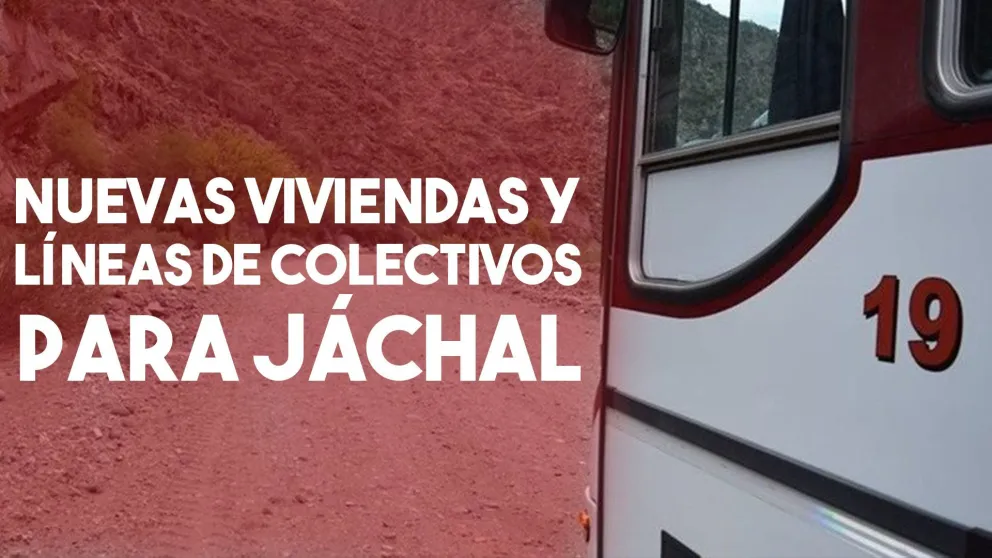 Entregaron nuevas viviendas y brindarán líneas de colectivos en Jáchal