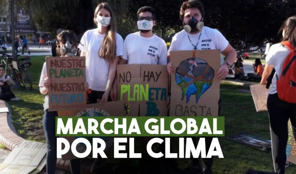 Jóvenes sanjuaninos se movilizaron por el clima