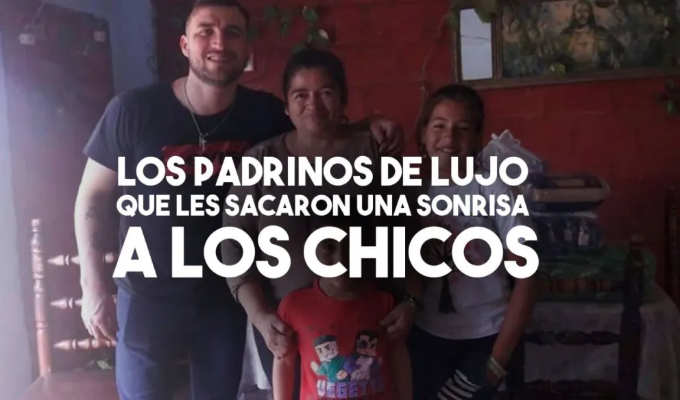Omega llevó donaciones a un comedor de Caucete