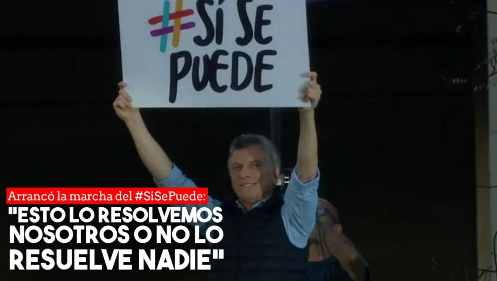 Macrí relanzó su campaña: "Estamos juntos en esto"