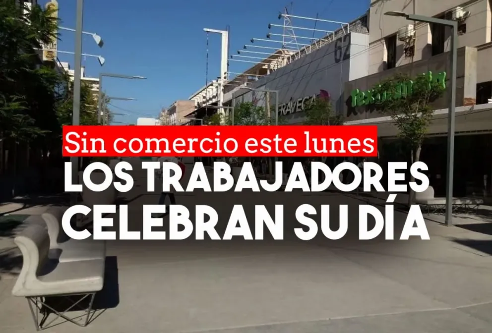 Los empleados de comercio tienen este lunes el feriado por su día