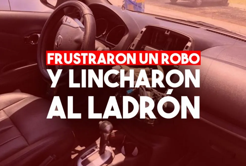 Quiso robar un estéreo y los vecinos lo lincharon