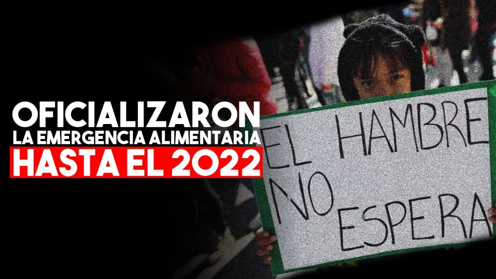 Oficializaron la prórroga de la ley de Emergencia Alimentaria