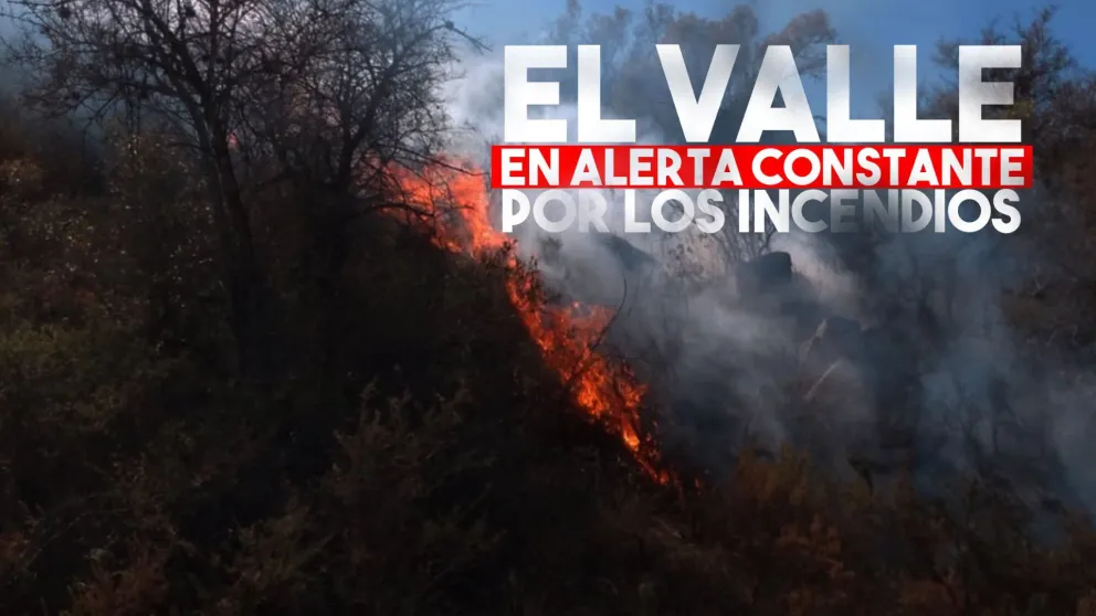 El intendente de Valle Fértil asegura que están en alerta permanente por los incendios